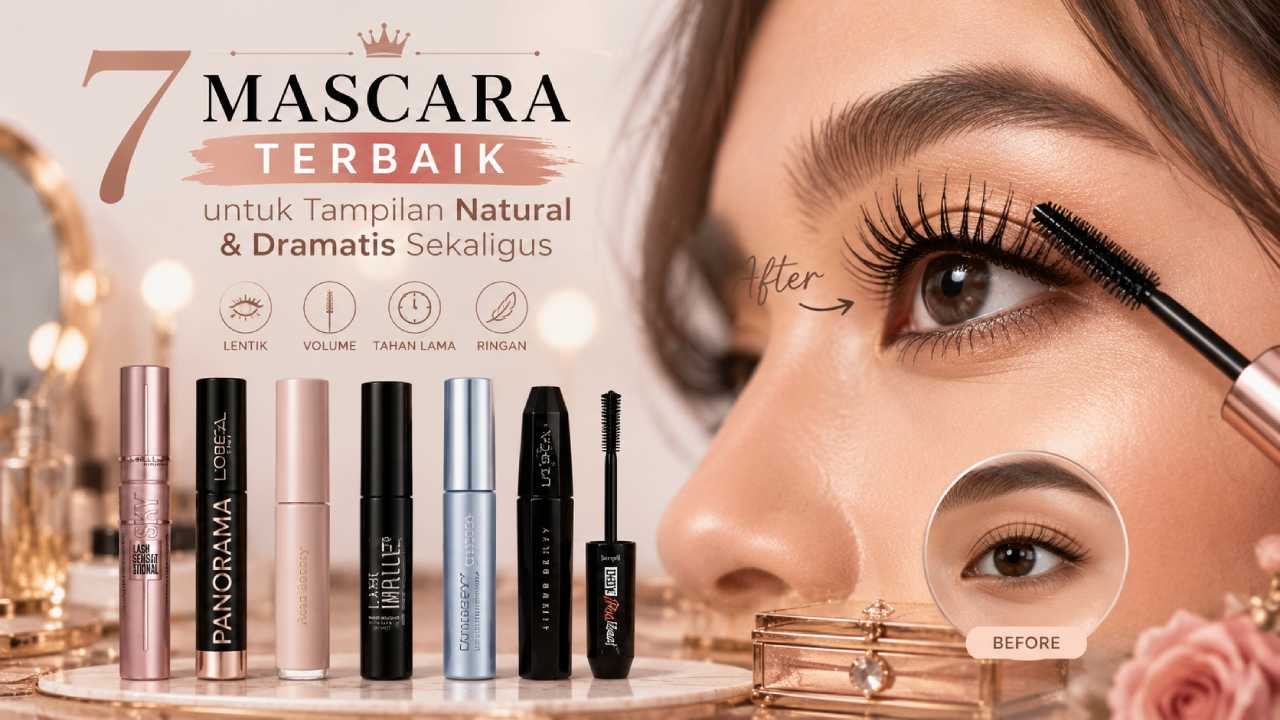 7 Mascara Terbaik untuk Tampilan Natural dan Dramatis Sekaligus