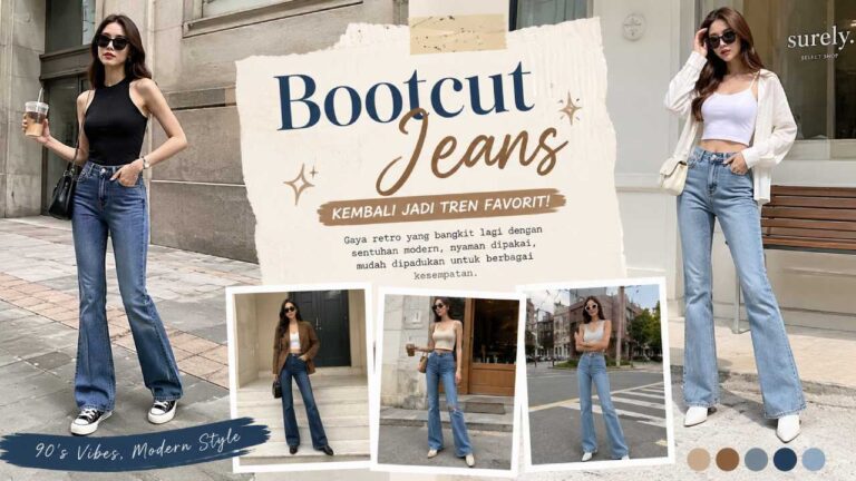 Bootcut Jeans Bangkit Lagi, Tren Retro yang Kembali Mencuri Perhatian