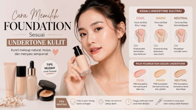 Cara Memilih Foundation Sesuai Undertone Kulit