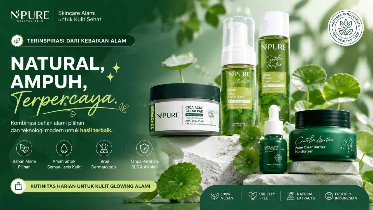 NPURE Tetap Konsisten Mengusung Konsep Skincare Berbahan Alami