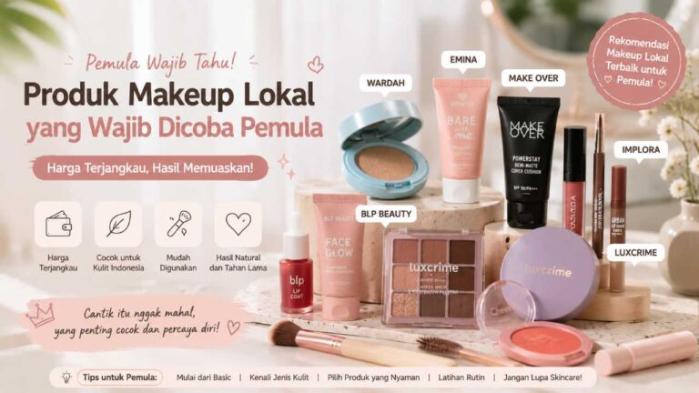Produk Makeup Lokal yang Wajib Dicoba Pemula, Dari Harga Terjangkau hingga Hasil Memuaskan