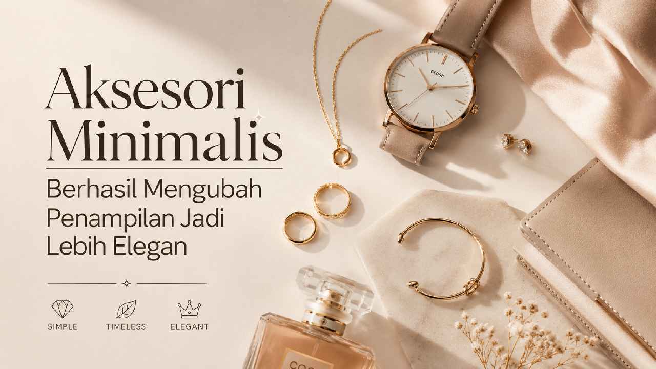 Aksesori Minimalis Berhasil Mengubah Penampilan Jadi Lebih Elegan