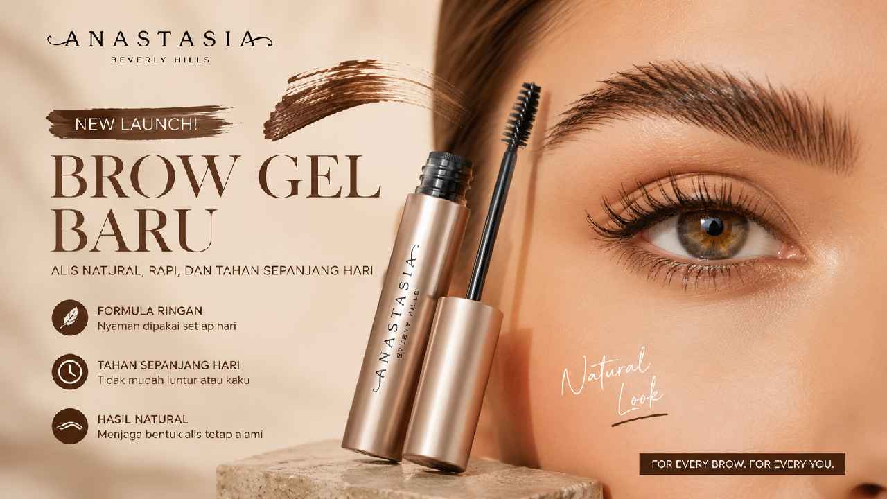 Anastasia Beverly Hills Rilis Brow Gel Baru untuk Alis Natural Sepanjang Hari