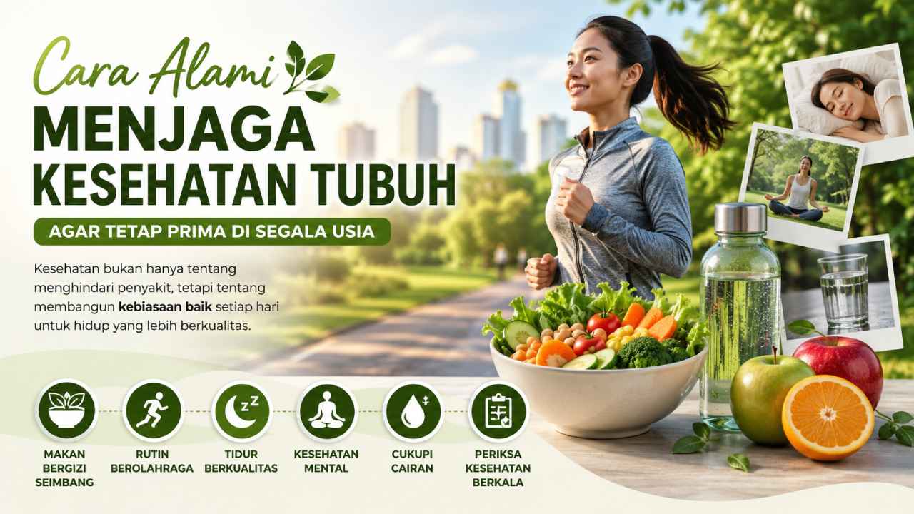 Cara Alami Menjaga Kesehatan Tubuh agar Tetap Prima di Segala Usia