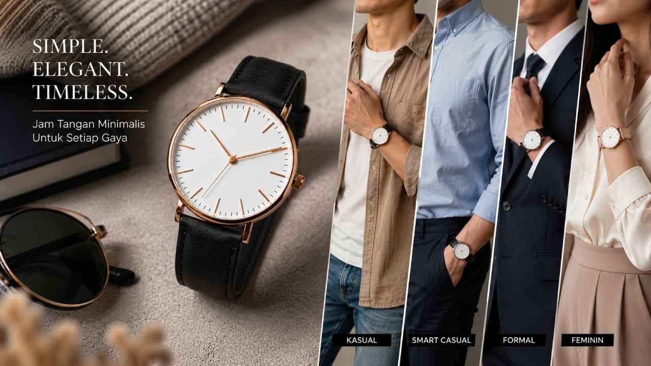 Jam Tangan Minimalis yang Mudah Dipadukan dengan Berbagai Outfit
