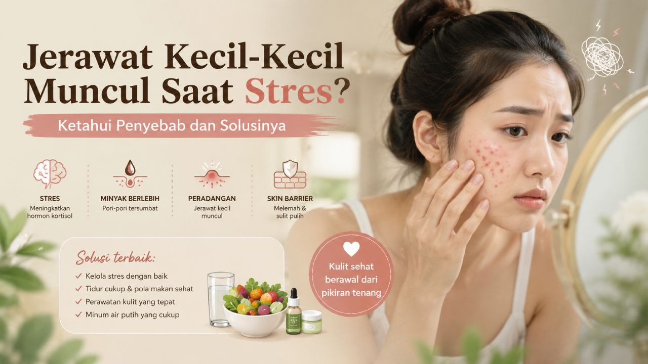 Jerawat Kecil-Kecil Muncul Saat Stres? Ketahui Penyebab dan Solusinya