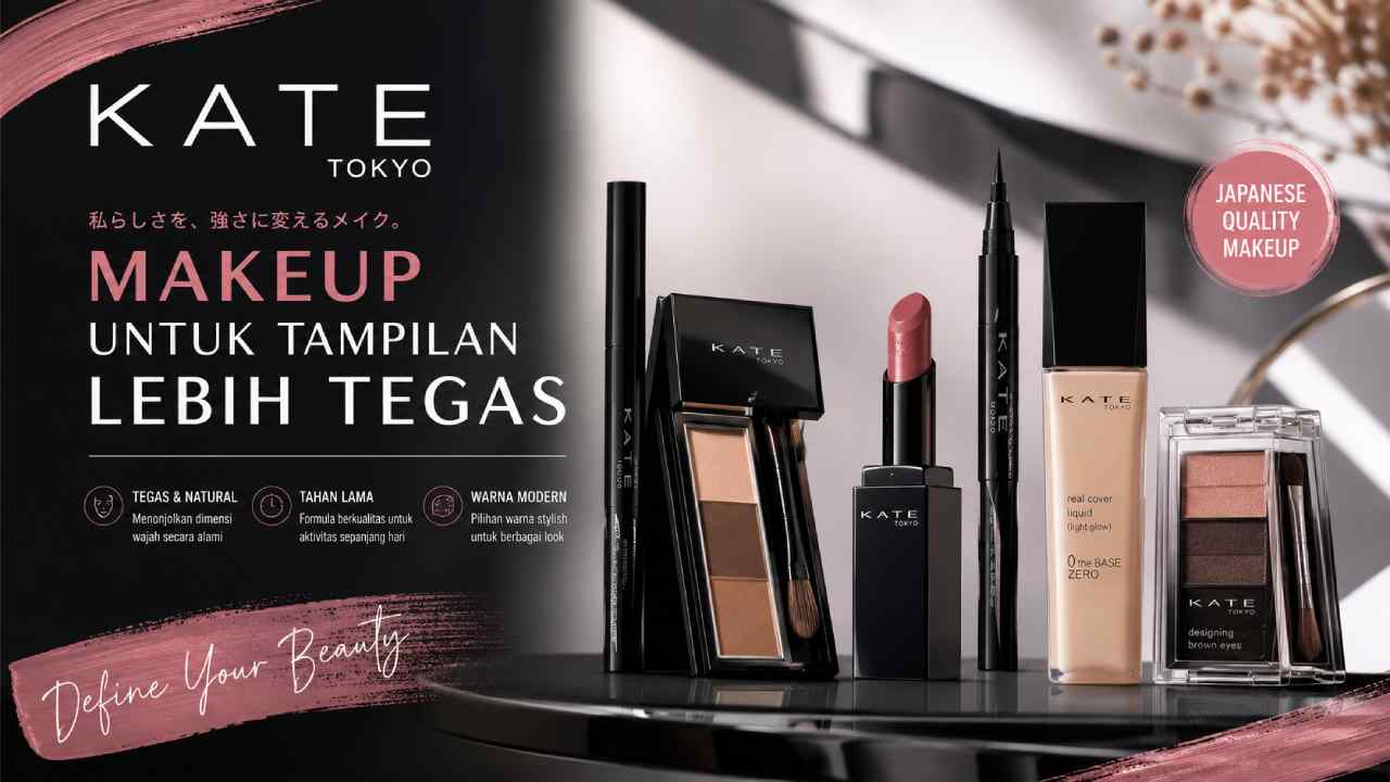 KATE Tokyo Hadirkan Produk Makeup untuk Tampilan Lebih Tegas