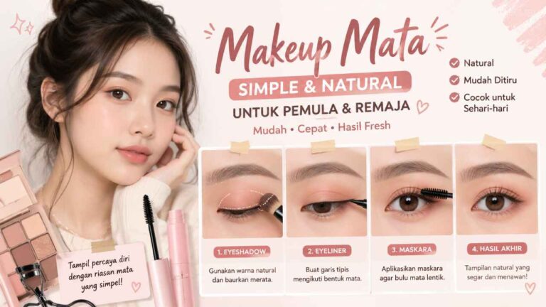 Makeup Mata Simpel yang Cocok untuk Pemula dan Remaja