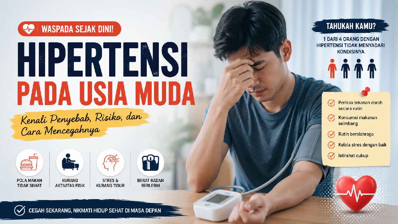 Mengapa Kasus Hipertensi pada Usia Muda Terus Meningkat? Ini Penjelasannya