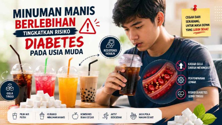 Minuman Manis Berlebihan Dikaitkan dengan Peningkatan Risiko Diabetes pada Usia Muda