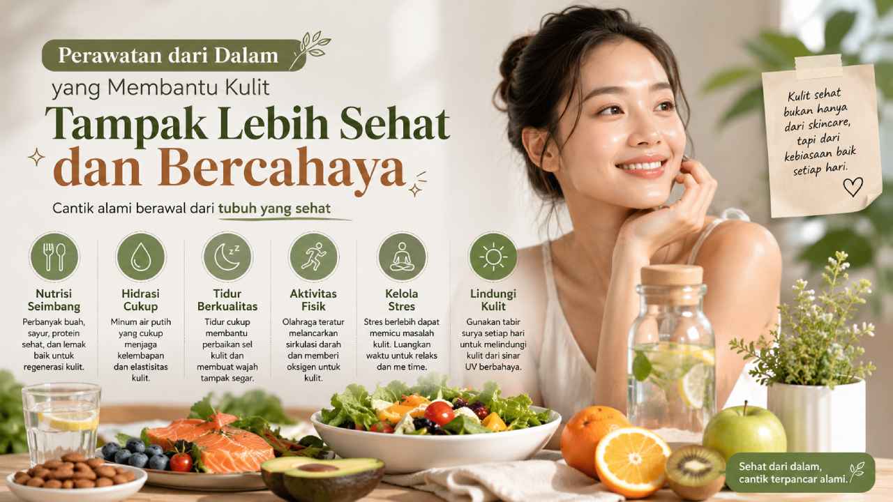 Perawatan dari Dalam yang Membantu Kulit Tampak Lebih Sehat dan Bercahaya