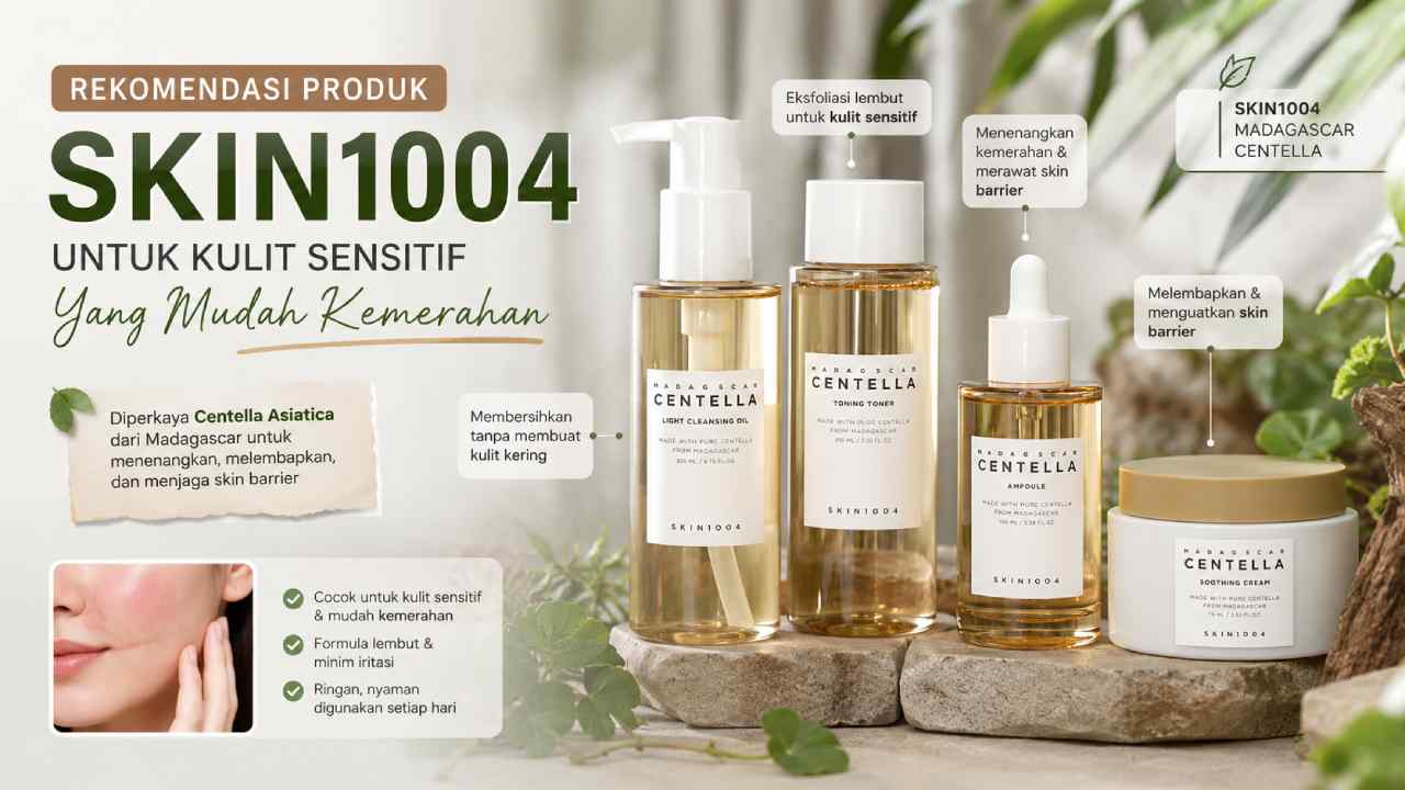 Rekomendasi Produk Skin1004 untuk Kulit Sensitif yang Mudah Kemerahan