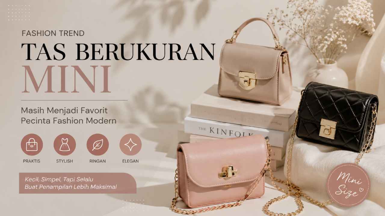 Tas Berukuran Mini Masih Menjadi Favorit Pecinta Fashion Modern
