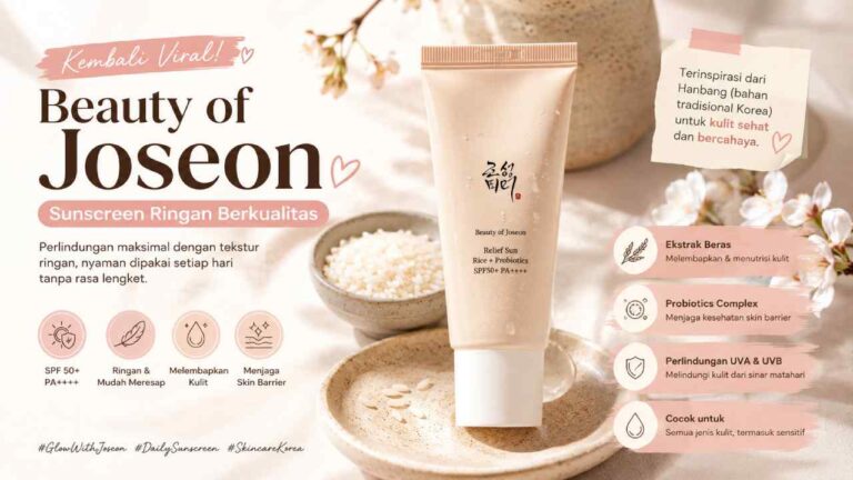 Beauty of Joseon Kembali Viral Berkat Sunscreen Ringan Berkualitas