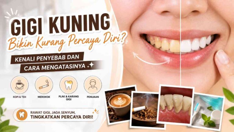 Gigi Kuning Bikin Kurang Percaya Diri? Kenali Penyebab dan Cara Mengatasinya