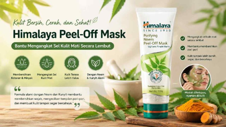 Himalaya Peel-Off Mask Bantu Mengangkat Sel Kulit Mati Secara Lembut