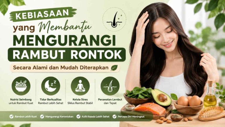 Kebiasaan yang Membantu Mengurangi Rambut Rontok Secara Alami