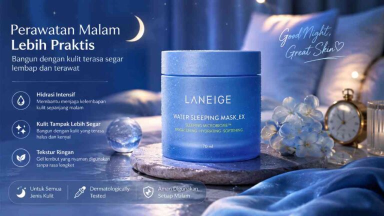 Laneige Water Sleeping Mask Hadirkan Perawatan Malam Lebih Praktis