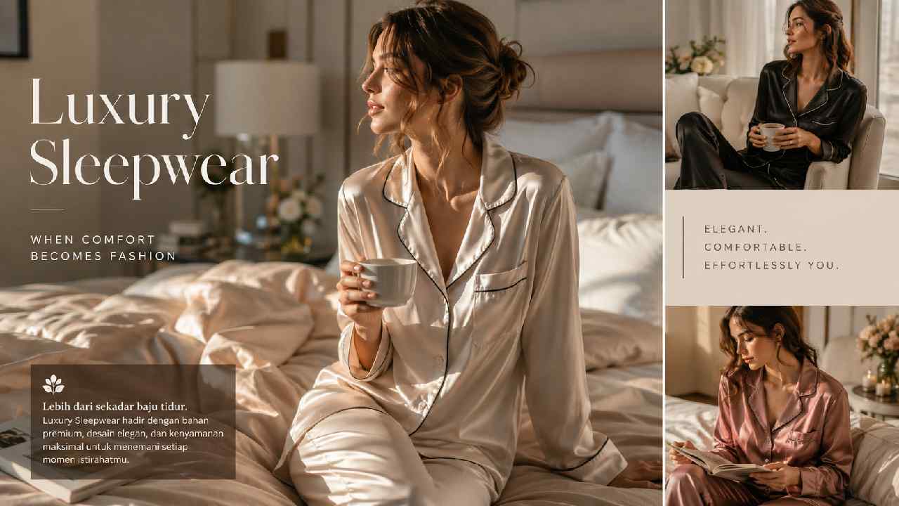 Luxury Sleepwear Mengubah Baju Tidur Menjadi Bagian dari Fashion