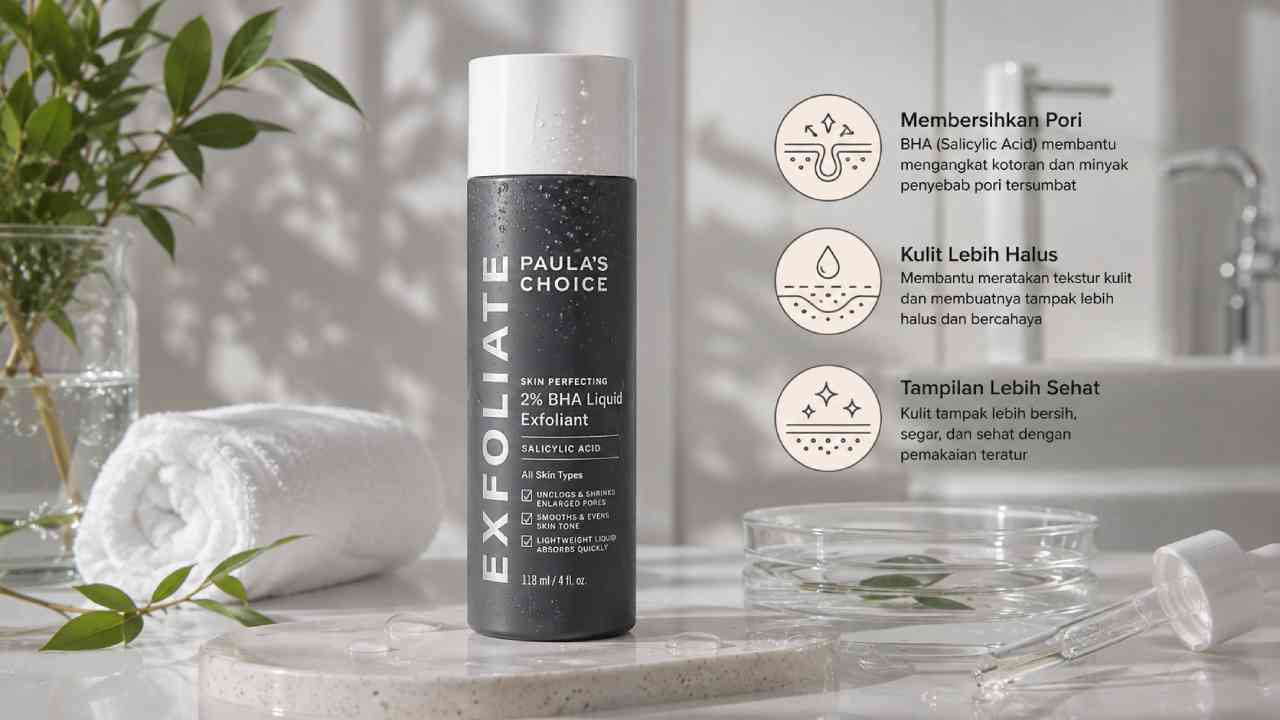 Paula’s Choice 2% BHA Liquid Exfoliant untuk Pori Tampak Bersih