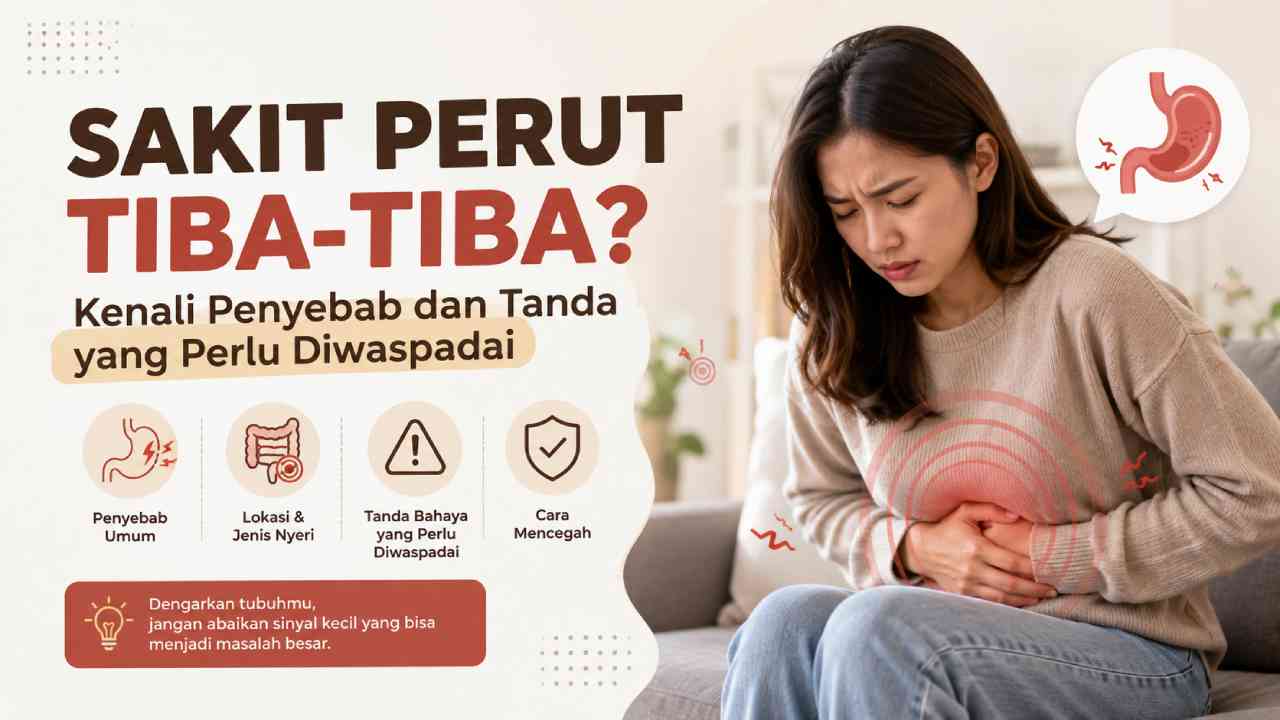 Sakit Perut Tiba-Tiba? Kenali Penyebab dan Tanda yang Perlu Diwaspadai