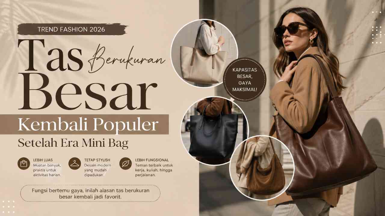 Tas Berukuran Besar Kembali Populer Setelah Era Mini Bag
