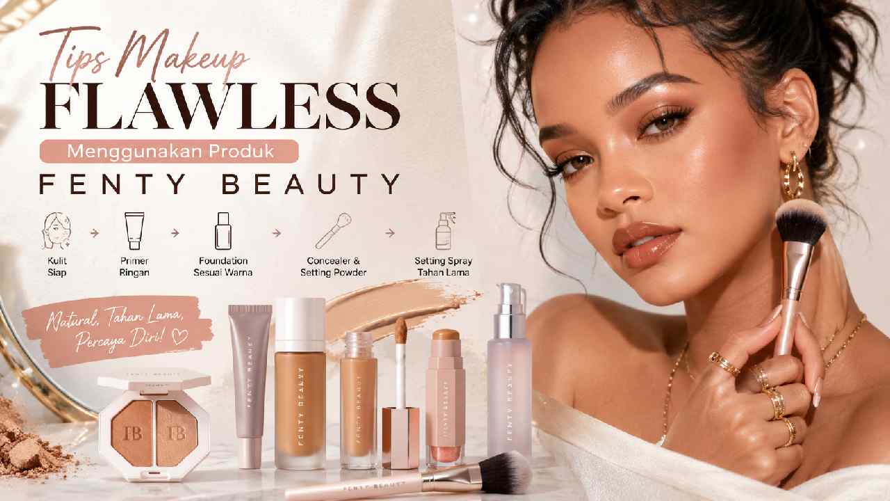 Tips Makeup Flawless Menggunakan Produk Fenty Beauty