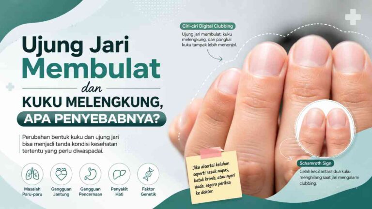 Ujung Jari Membulat dan Kuku Melengkung, Apa Penyebabnya?