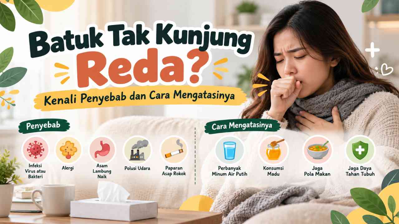 Batuk Tak Kunjung Reda, Kenali Penyebab dan Cara Mengatasinya