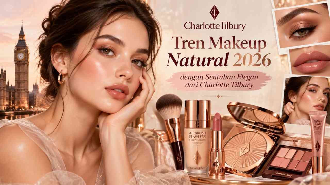 Tren Makeup Natural 2026 dengan Sentuhan Elegan dari Charlotte Tilbury