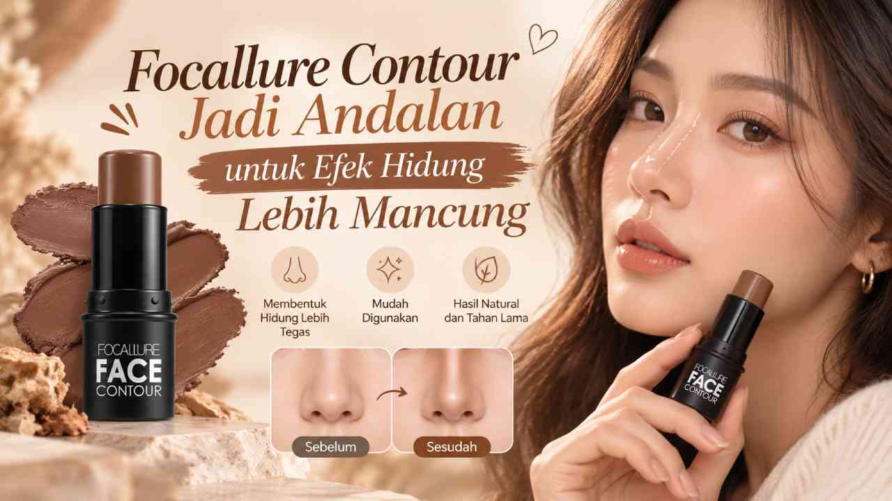 Focallure Contour Jadi Andalan untuk Efek Hidung Lebih Mancung