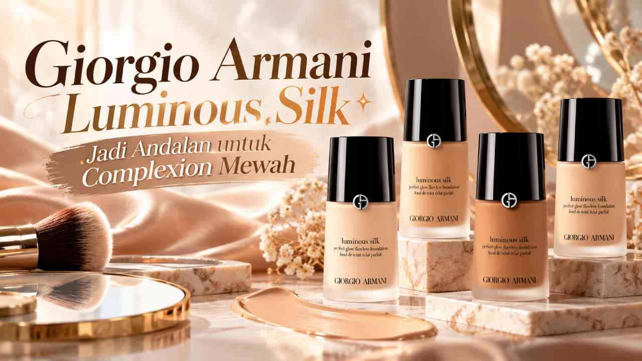 Giorgio Armani Luminous Silk Jadi Andalan untuk Complexion Mewah