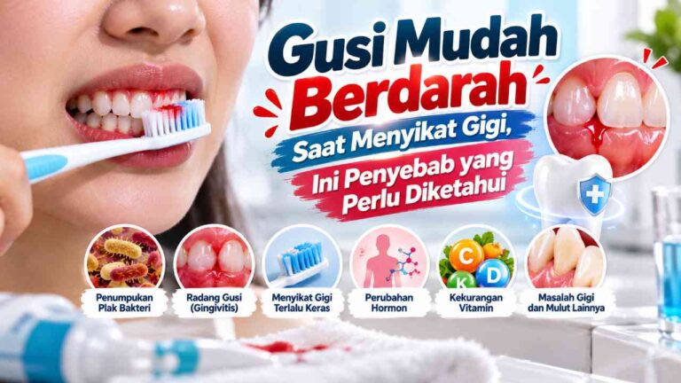 Gusi Mudah Berdarah Saat Menyikat Gigi, Ini Penyebab yang Perlu Diketahui