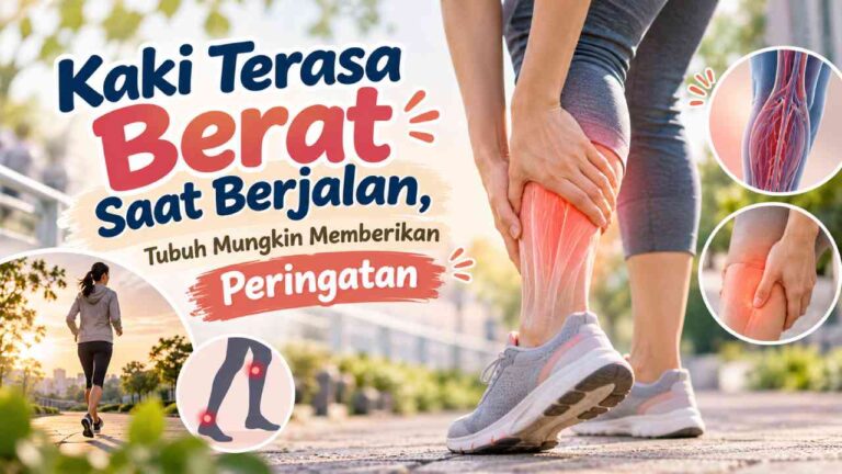 Kaki Terasa Berat Saat Berjalan, Tubuh Mungkin Memberikan Peringatan