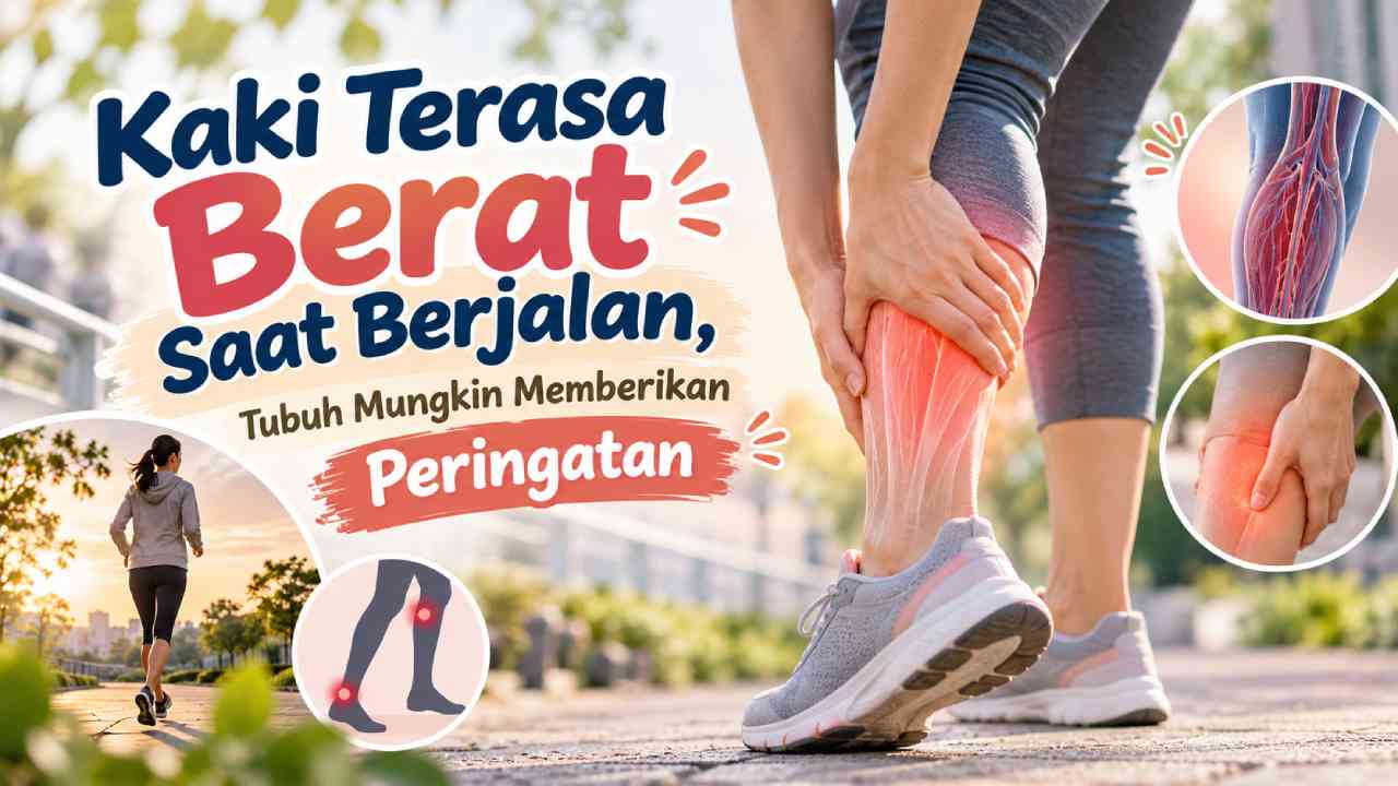 Kaki Terasa Berat Saat Berjalan, Tubuh Mungkin Memberikan Peringatan