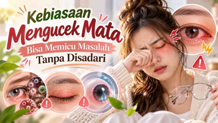 Kebiasaan Mengucek Mata Bisa Memicu Masalah Tanpa Disadari