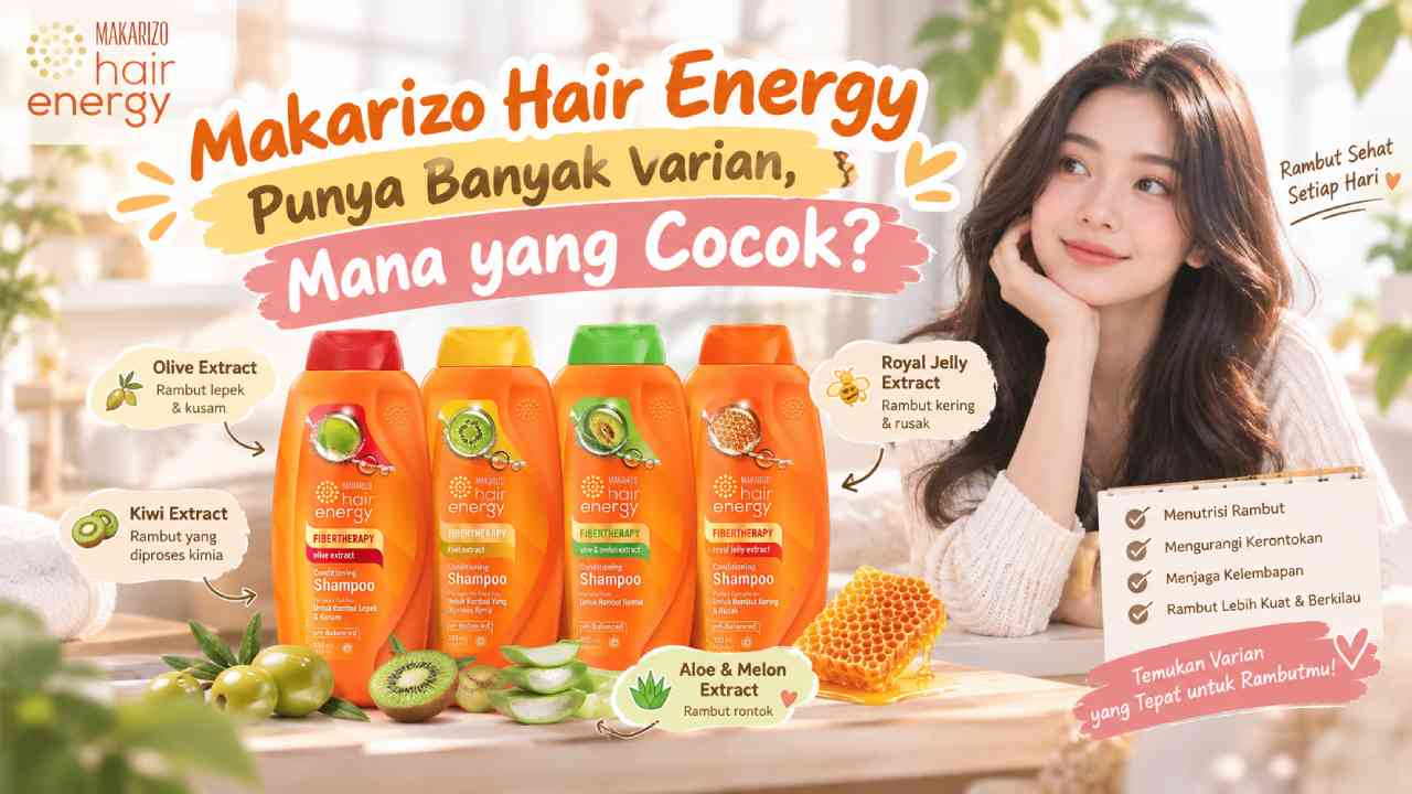 Makarizo Hair Energy Punya Banyak Varian, Mana yang Cocok?