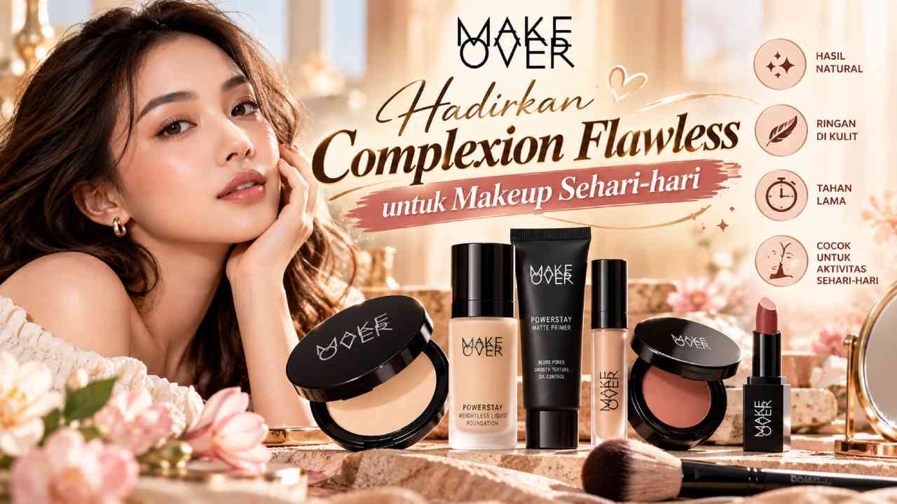 Make Over Hadirkan Complexion Flawless untuk Makeup Sehari-hari