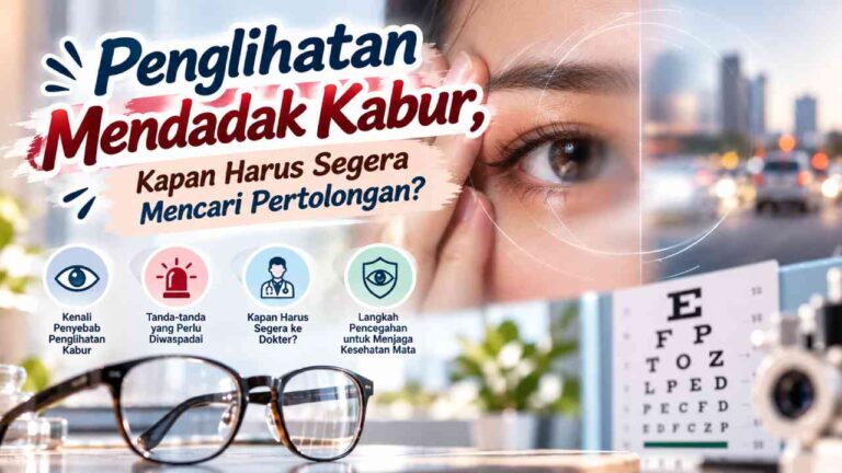 Penglihatan Mendadak Kabur, Kapan Harus Segera Mencari Pertolongan?