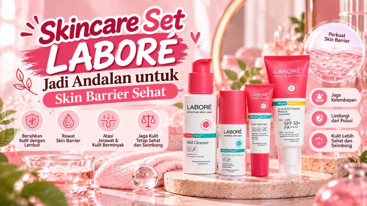 Skincare Set LABORÉ Jadi Andalan untuk Skin Barrier Sehat